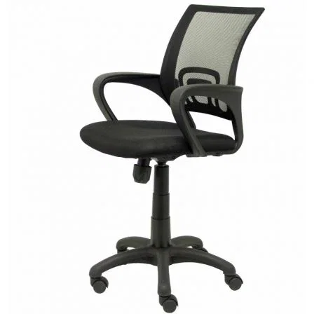 FORÖL Silla de oficina Vianos Negro con Mecanismo Basculante